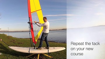 Tacking - RYA Training - Learn to Windsurf - Windsurfing Techniques