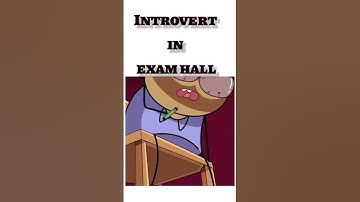 introvert in  Exam hall #viral #notyourtype #video#trending