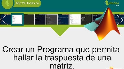 arrays – matLab (traspuesta de una matriz)