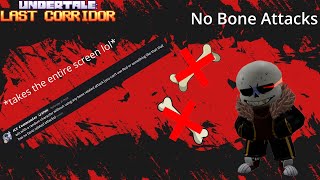 No Bones Related Attacks Challenge Undertale Last Corridor Roblox
