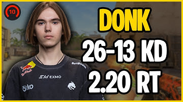 Donk 26-13 Mirage POV w/ Voice Comms | 4000 ELO EU FACEIT