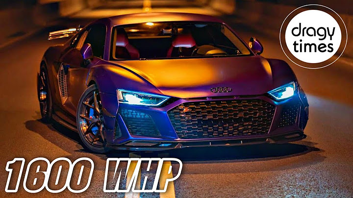 1600WHP Audi R8 V10 Performance TWIN TURBO | Acceleration from 0-284 Km/h | 0-176 mph on the Street