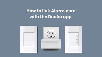 How to link Alarm.com with the Deako app
