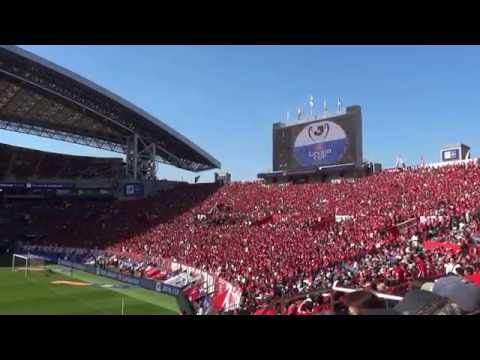 浦和レッズ　2016ルヴァンカップ決勝ｖｓガンバ大阪　選手入場