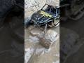 Black 4x4 Jeep vs The Deadliest Deep Mud Trap! 😱🔥 #shorts #offroad #satisfying