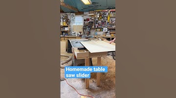 Homemade Table Saw slider prototype #woodwork #tools #tablesaw