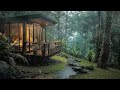 Fall Asleep Instantly in 3 Minutes with Heavy Rain & Distant Thunder | Insomnia Relief & Calm Mind