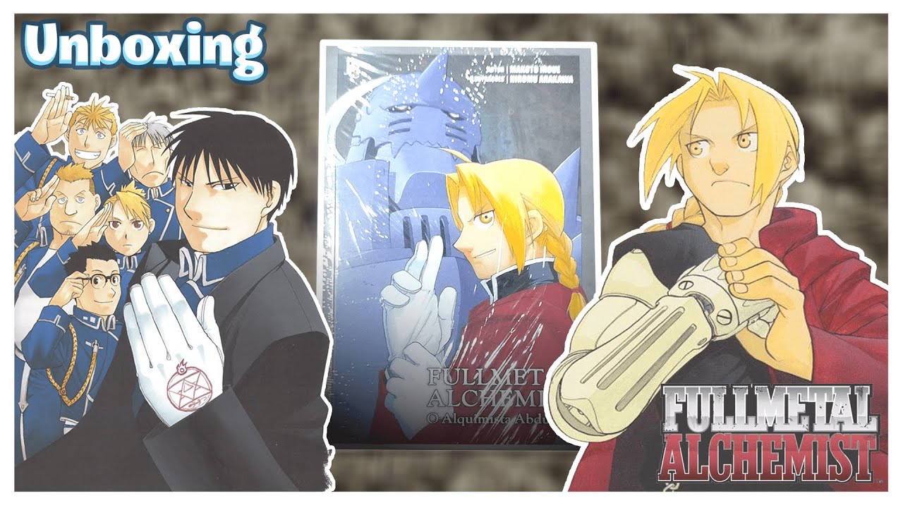 Unboxing - Fullmetal Alchemist O Alquimista Abduzido (nóvel) - YouTube