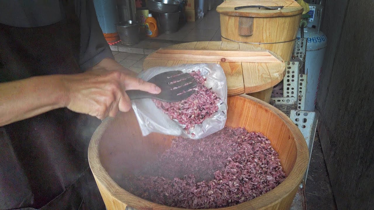 Самый продаваемый магазин рисовых шариков для завтрака на Тайване3-Черные рисовые шарики