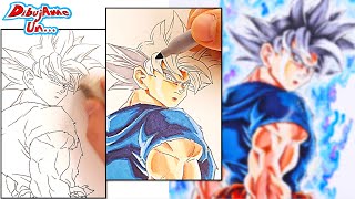 HOW TO DRAW GOKU Ultra instinct with SCHOOL materials GRANOLA saga || Draw me a... by DibujAme Un... 170,133 views 1 year ago 13 minutes, 33 seconds
