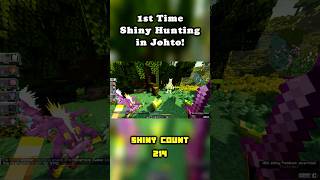 1st Time Shiny Hunting in Johto! - Cobblemon Shiny Living Dex Chall. (Cobbleverse Survival) #shorts