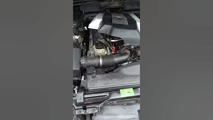 Intro to changing the expansion tank on 2001BMW 740iL