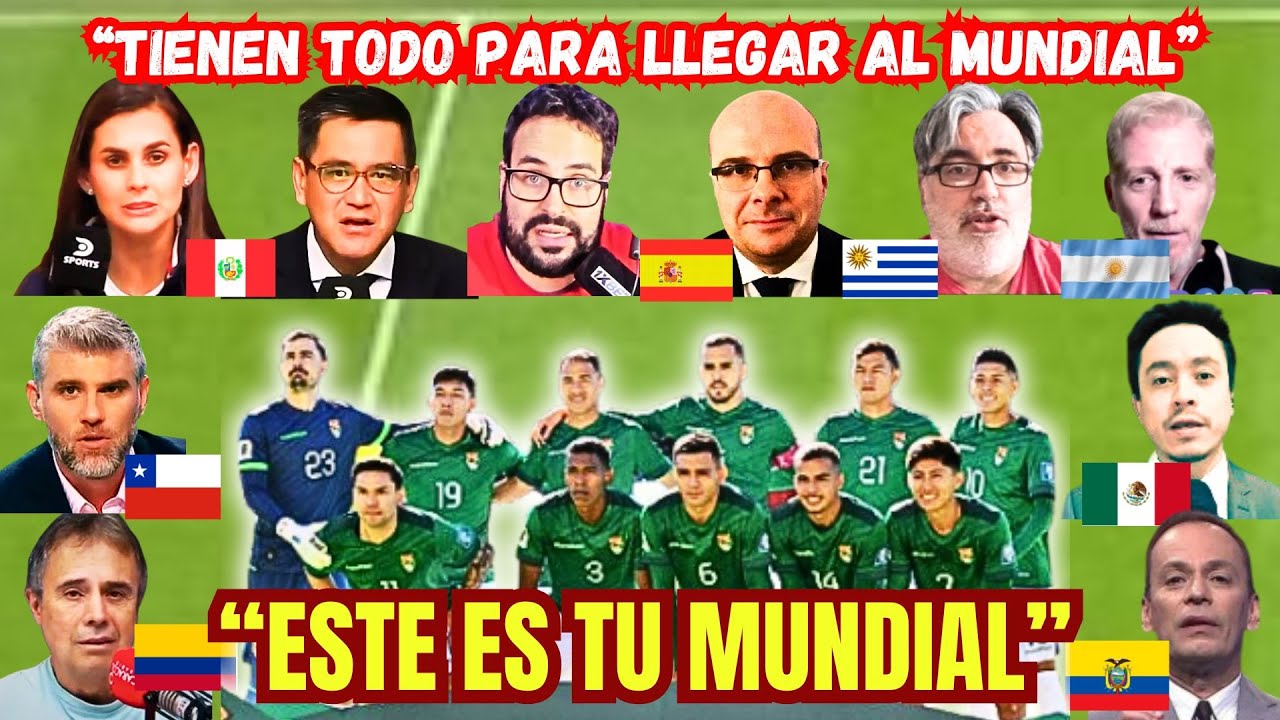 PRENSA MUNDIAL EN SHOCK por CLASIFICACION de BOLIVIA al REPECHAJE tras DERROTAR A BRASIL