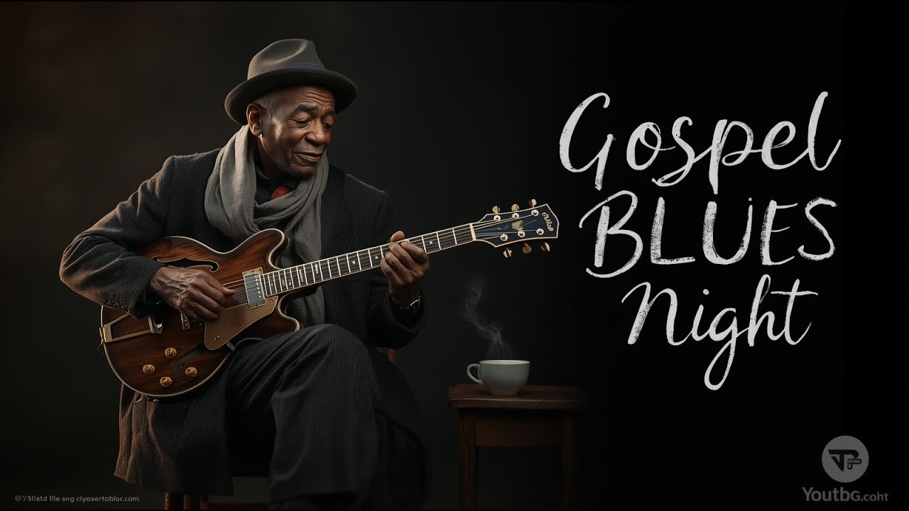 Night Gospel Blues Instrumental 🌙 Calm & Hopeful Vibes 