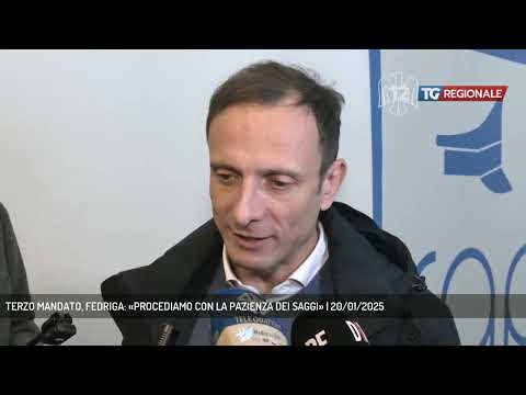 TERZO MANDATO, FEDRIGA: «PROCEDIAMO CON LA PAZIENZA DEI SAGGI» | 20/01/2025