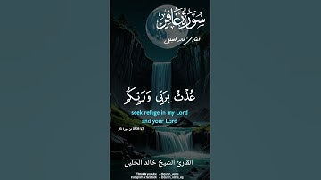 سورة غافر بصوت القارئ خالد الجليل #اكسبلور #quran #دويتو
