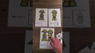 Video - Pronouns Using Hashave Activity