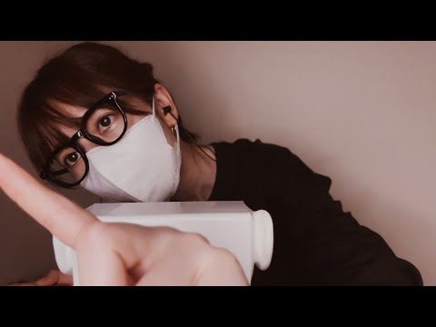 [ASMR] 睡眠導入 人間メトロノーム /囁き声 / Sleep induction Human metronome / whispering Miffy Brushes Gloves Paper
