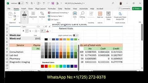 New Perspectives Excel 365/2021 | Module 2: SAM Project 1a | Bergamot Urgent Care Clinic | NP_EX_2a