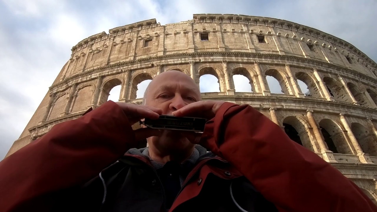 (E.Morricone) - LOVE THEME Cinema Paradiso for Harmonica  (Artisti di strada)