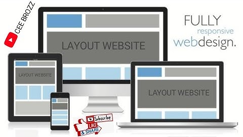 Cara membuat Layout Website sederhana menggunakan html & css