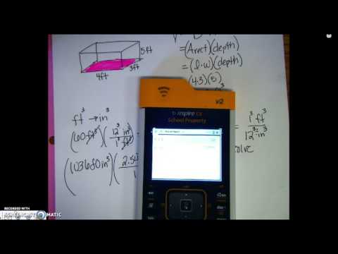 Volume - Cubic Feet to Gallon Conversions