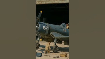 I used AI To generate a 1/72 scale diorama of F4U Corsair , and then animated it with AI.
