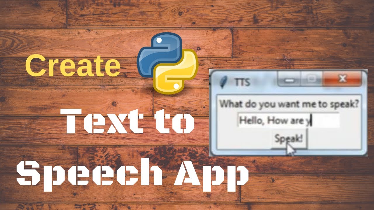 how to create speech to text in python