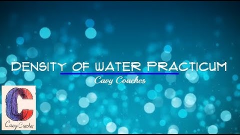 Buoyancy Lab (Density of Water)