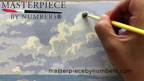 How to blend acrylic paint to make your paint by number even better - Masterpiece By Numbers