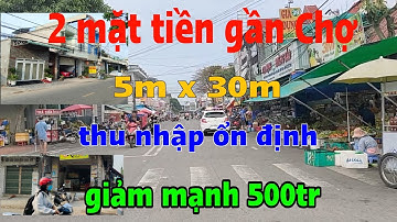 Bán gấp nhà 2 mặt tiền kinh doanh gần Chợ, đang thu nhập ổn định. Giá Cực Rẻ đầu tư