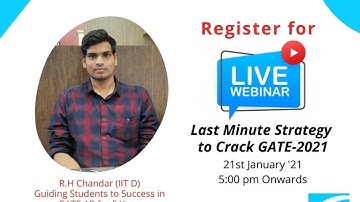 Last Minute Strategy to Crack GATE AR