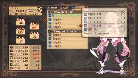 SplitPlaythru Record of Agarest War 138 True End Archer