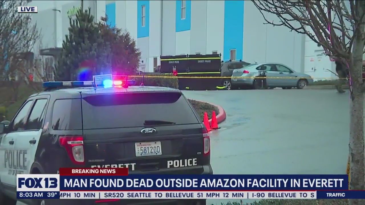 Man found dead outside Amazon facility in Everett | FOX 13 Seattle ...