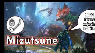 Monster Hunter Rise | MHR High Rank | Insect Glaive - MIZUTSUNE - Just 2 Friends Enjoying Hunting