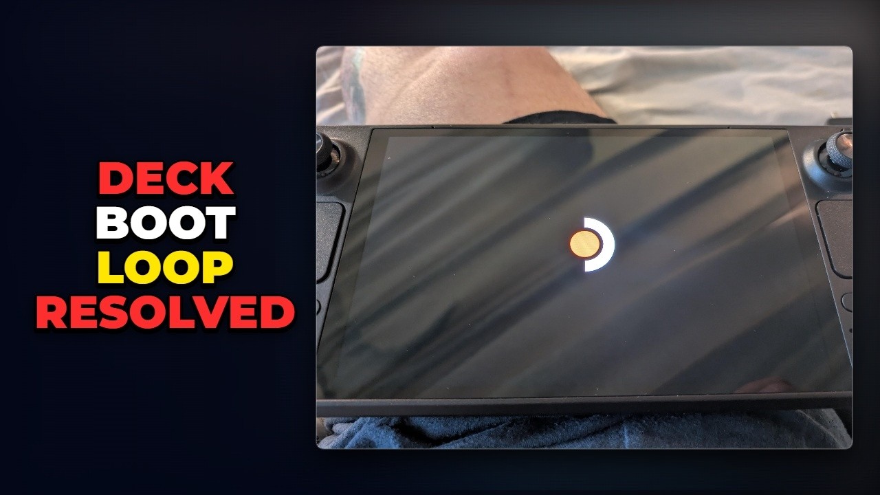 Fix Steam Deck Stuck on Logo Boot Loop - YouTube