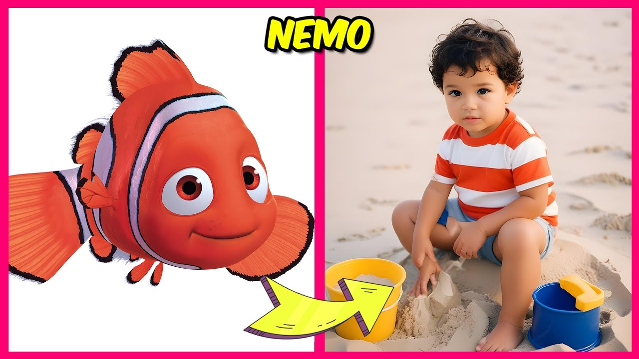 Finding Nemo Characters as Humans 🐠 + Guess The Voice Quiz + Their ...