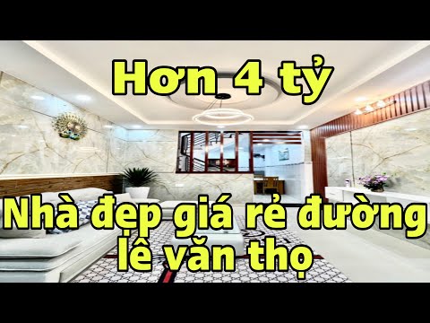 Video Nhà đẹp giá rẻ gò vấp đường Lê văn thọ , gần công viên... - youtube