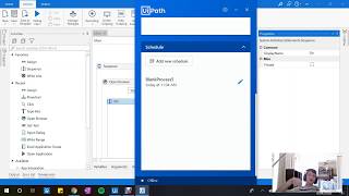 How to schedule a UiPath process