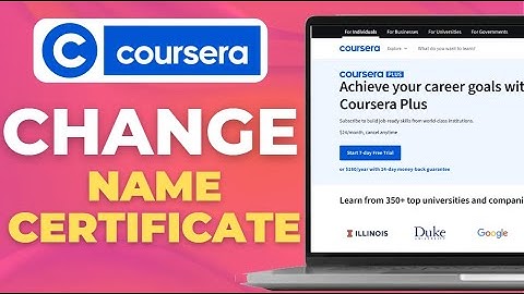 Hoe u uw naam op Coursera-certificaten kunt wijzigen