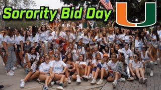 In today's video i will be vlogging sorority bid day 2020 at the
university of miami. want to show you some greek life here umiami and
walk t...