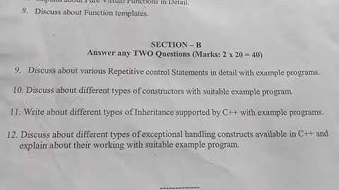 Ku Bsc 2nd sem Computer science 2022 question paper