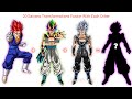 20 saiyans transformations fusion with each other forms  charliecaliph