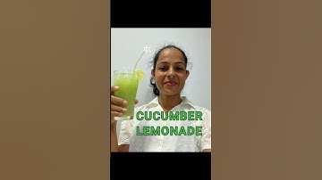 Refreshing Cucumber 🥒 Lemonade | Summer Drink Recipe 🍋#healthydrink