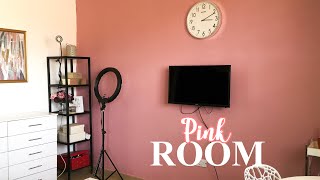 PAINTING MY ROOM PINK || MSS WINNIE