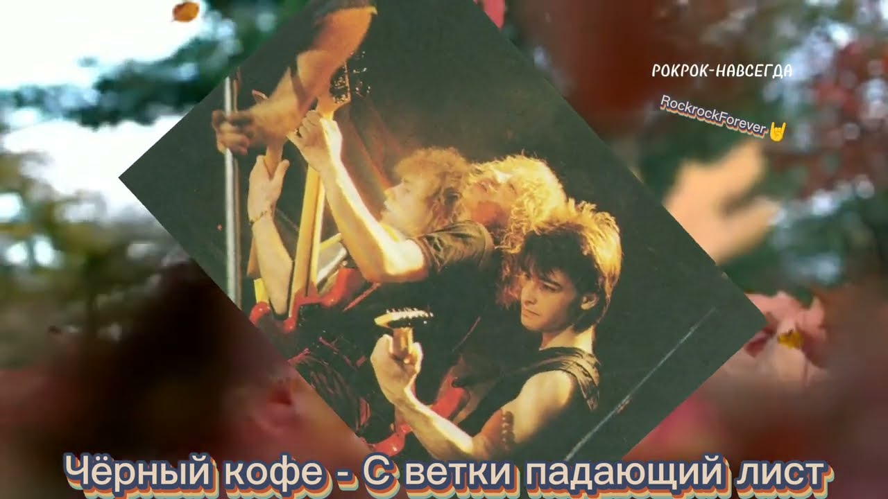 Black Coffee-A falling leaf from a branch. (Черный кофе-С ветки