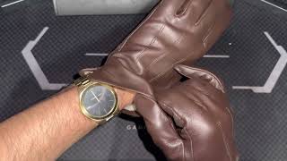 Alepo Brown Leather Gloves (Unboxing) screenshot 2