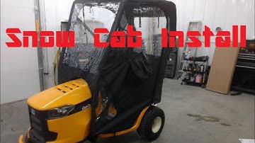 Cub Cadet XT-1 and XT-2 Snow Cab Install