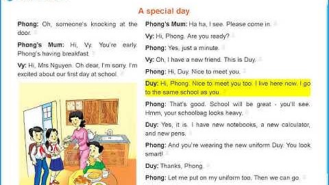 Tiếng Anh 6_ Unit 1: My new school (Getting started)