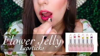 Flower Jelly Lipsticks Review ||| AMAZON 2020
